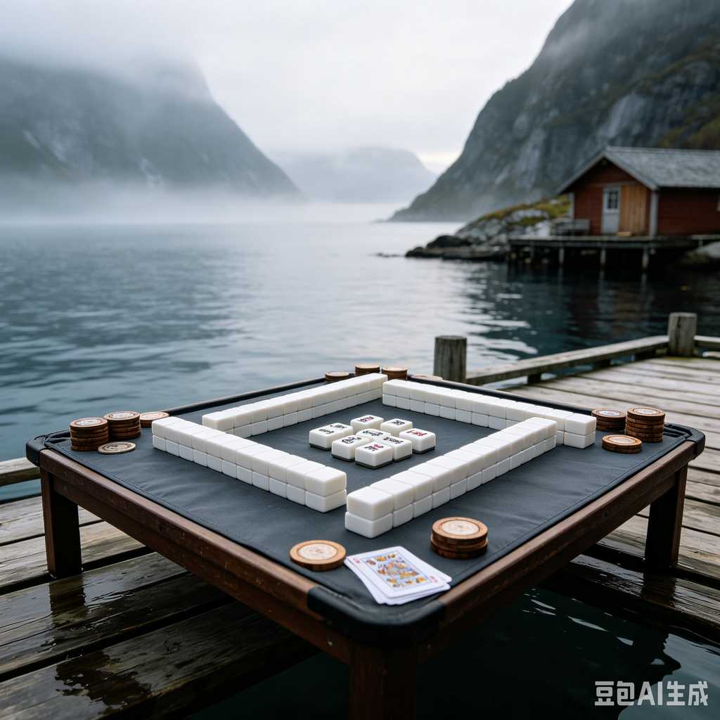 classic oriental board game mahjong