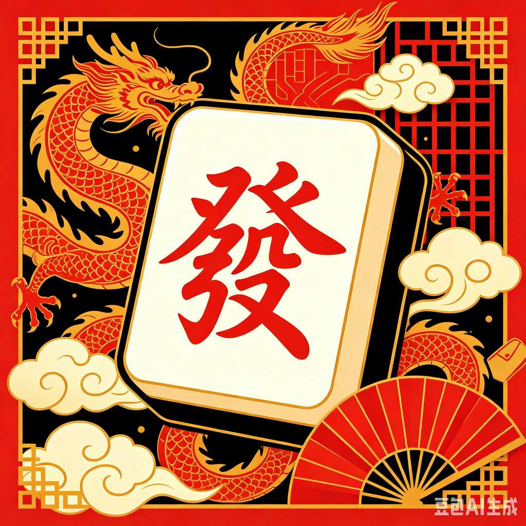 decorative mahjong tiles set