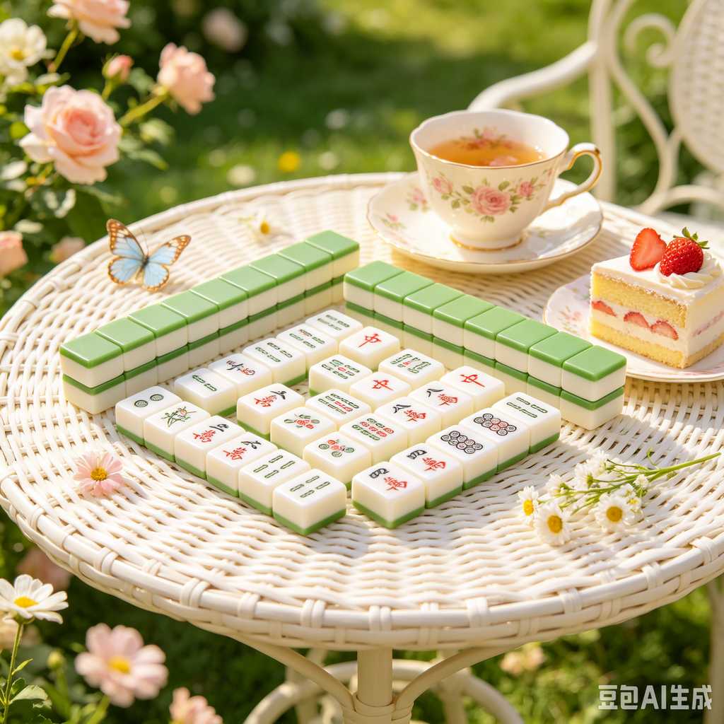water resistant print mahjong tiles